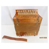 vtg Beautiful German Accordion 11' CONCERTONE