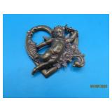 Antique 2.25' German? Cherub Angel Pin