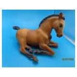 vtg BREYER 7' Horse 'Lying Down Foal Buckskin'