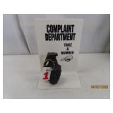 Grenade 'Complaint Dept' Funny Shop Sign poly