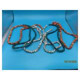 (6) 15'strands Jewelry Making 1/4' Beads Stone
