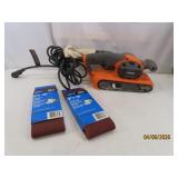 RIDGID r2740 3'x18' Belt Sander + Belts EXC