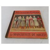 Rare 1936 Book: HENNER'S LYDIA Childrens hrdbk