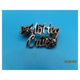 1989 Rock Bank MOTLEY CRUE 1.75' Pin Skull