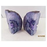 SET Polished 5' Beautiful Amethyst Bookends/Decor