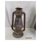 Antique 16' barnfind GlassGlobe Lantern LIBERTY