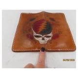 HandTatted GRATEFUL DEAD Leather 7' Wallet