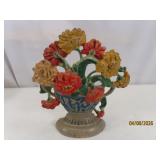 Cast Iron Flower Bouquet 8' Door Stopper