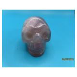 2' Carved Stone Mineral Crystal SKULL Neat