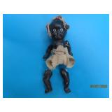 antique Black Americana Porcelain 4' Kewpie Doll