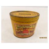 Rare antique 2.25' PATTONS PAINTS Adv  Bank Tin