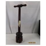 Antique Wooden Rope Bed c1870 Tightener 20'