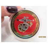 USMC Marine Corps Challenge Coin '100 MONTHS'