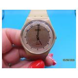 vintage SWATCH "Golden Tan" scarce c1980s Watch