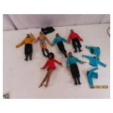 (6) asst c1970s MEGO Star Trek Toys Action Figures