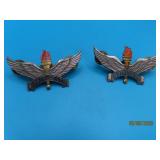 (2) vintage USAF Air Force Instructor 2.5" Pins