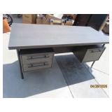 Grey Modern ARHAUS 2side Office 71' Desk $3200