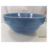 antique Blue Stoneware 11' Mixing Bowl