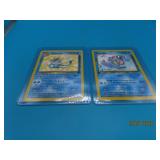 Pokemon Cards: (2) VAPOREON+TOTODILE Cards