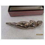 Figural Metal c1950s Nude 5' Bottle Opener Sexy