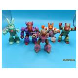 (5) c1980s BATTLE BEAST 2" Toy Figures TAKARA