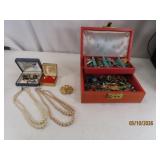 Rest of Full 8' Jewelry Box Sterling etc 'I GIVE'