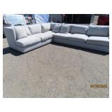 XL Sectional Couch 'LEE' Cream Upholstered $4k+