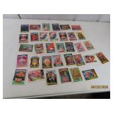(34) Garbage Pail Kids 'GANG' c1988 Sticker Cards