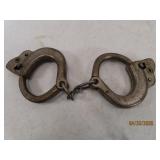 Antique Metal Childs Toy Handcuff Set NY IPC