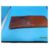 c1940s Ostrich Skin WWII Named  Soldier Wallet