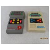 (2) c1970s HandHeld Digital Football Games MATTEL