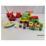 10+asst PLAYSKOOL c1970s vtg Kids Toys