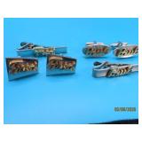 (2sets) FRED~PAUL Cuff/Tie Link Sets