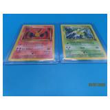 Pokemon Cards: (2) SCYTHER + MOLTRES 1999 Cards