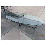 Modernistic GlassTop Accent Table 60'x24' $500+