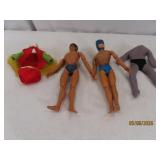 c1970s BATMAN & ROBIN (2) Action Figure Toys MEGO