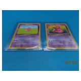 Pokemon Cards: (2) 1999 1stEd SLOWBRO & SLOWPOKE