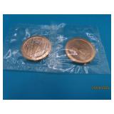 (2) 1983 Coin Tokes POW~MIA SouthEast Asia
