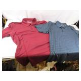(2) MensXXL Cutter&Buck Collared Golf~Dress Shirts