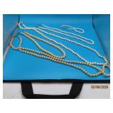 (5) vintage Pearl Necklaces/Bracelet Jewelry