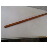 vtg Wooden square Yard Stick JIMMY CARTER Georgia