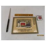 (4pcs) Vintage Advertising Therm~Ruler~Open~TapeMs