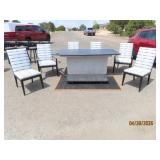 Stunning REVELATION 7pc Dining SET Modern $6k+