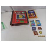 Lot vintage POKEMON Binder + ValueBook + Coins