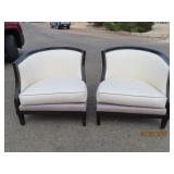 pair LEXINGTON HOME curved Entry Side Chairs $5800