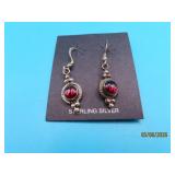 unworn Sterling NAKAI signed 3/4" Earrings