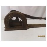 Antique FIVE BROS Tobacco 19' Metal Cutter NEAT