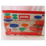 New PYREX 24pc Glass 'Bake N' Store' Set