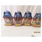 (4) on card STAR WARS (2005) Revenge Sith Toys