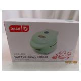 New DASH Electric Waffle Bowl Maker